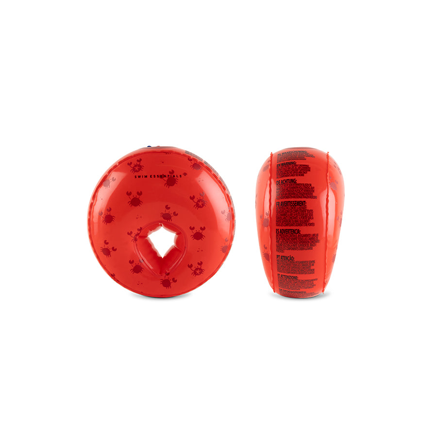 Zwembandjes Foam - Rood - Crabby - 1/6 Jaar
