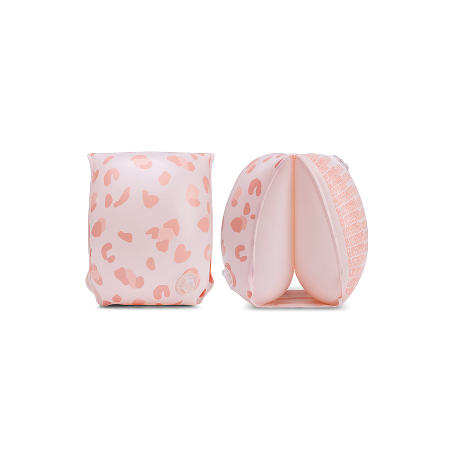 Zwembandjes - Oudroze - Leopard