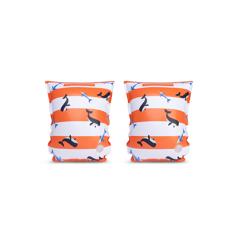 Zwembandjes - Rood/Wit - Ocean Stripes