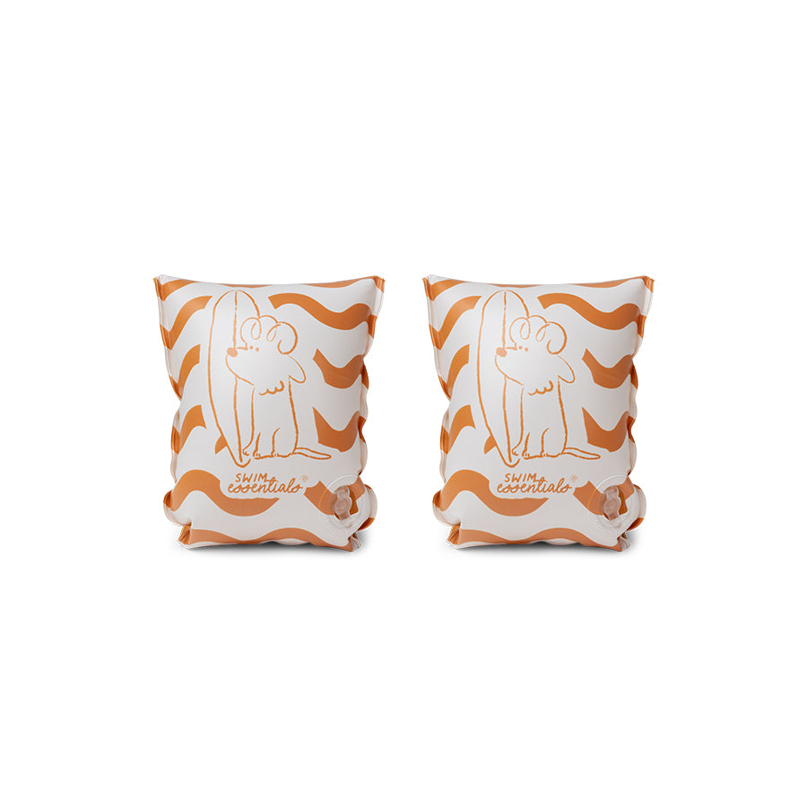 Zwembandjes - Oranje - Surfer - 2/6 Jaar