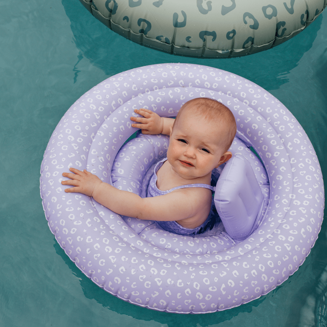 Baby Float - Lila - Leopard - 0/1 Jaar