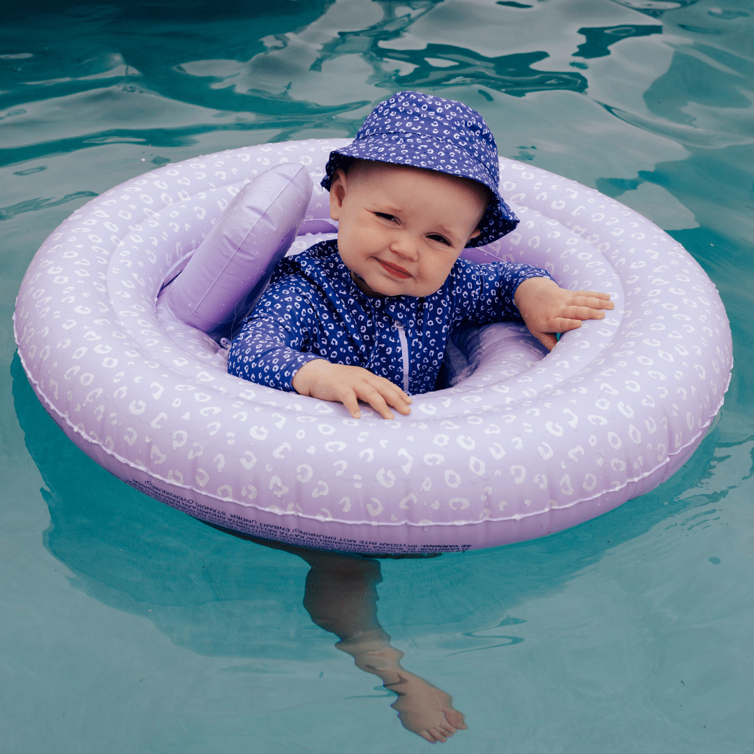 Baby Float - Lila - Leopard - 0/1 Jaar