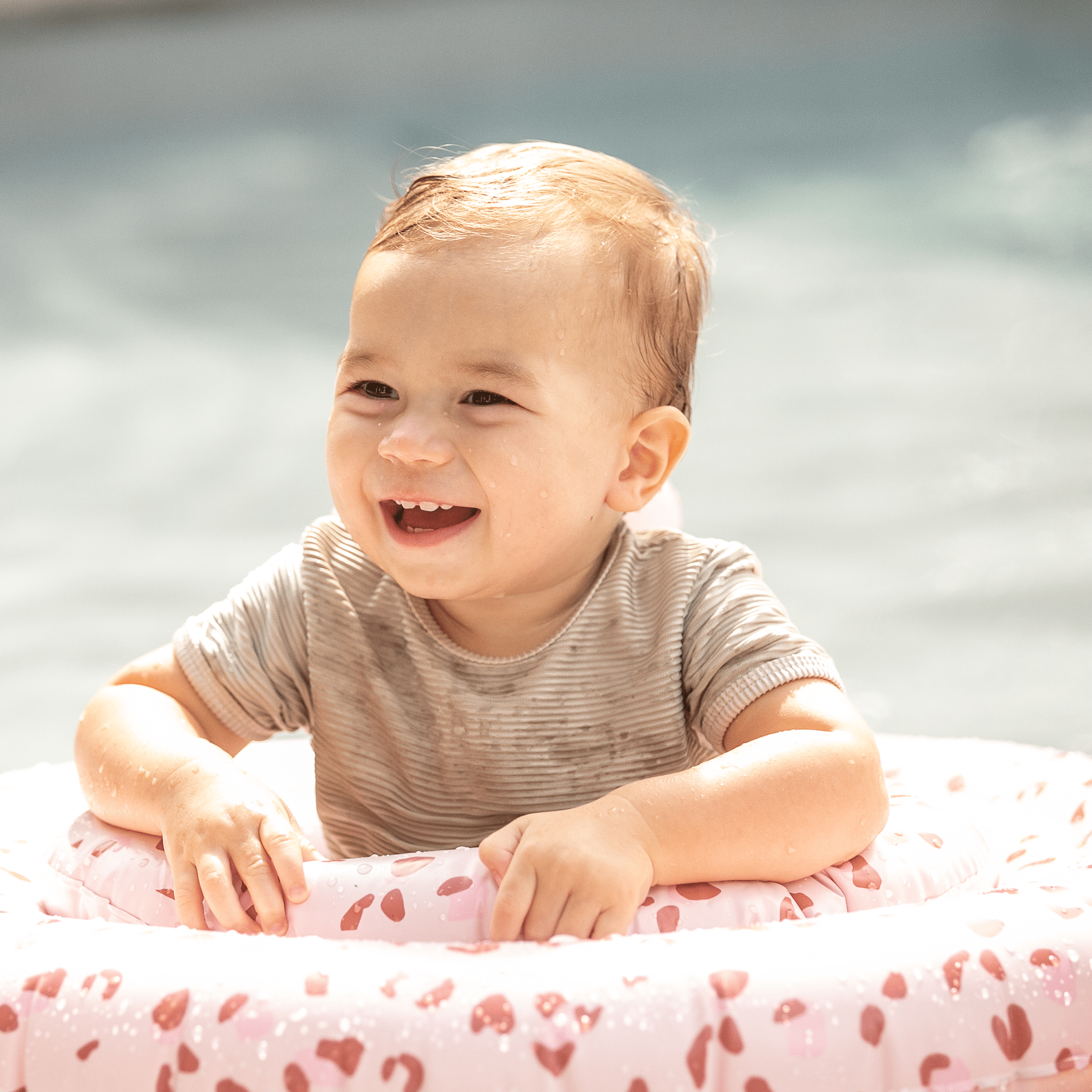 Baby Float - Oudroze - Leopard - 0/1 Jaar