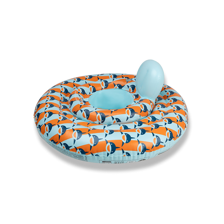 Baby Float - Oranje/Blauw - Tropic Shark - 0/1 Jaar