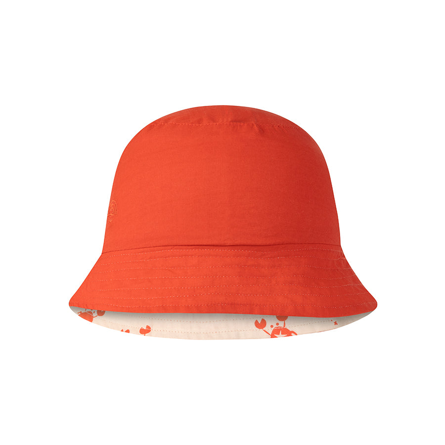 Omkeerbaar Zonnehoedje - Beige/Rood - Crabby