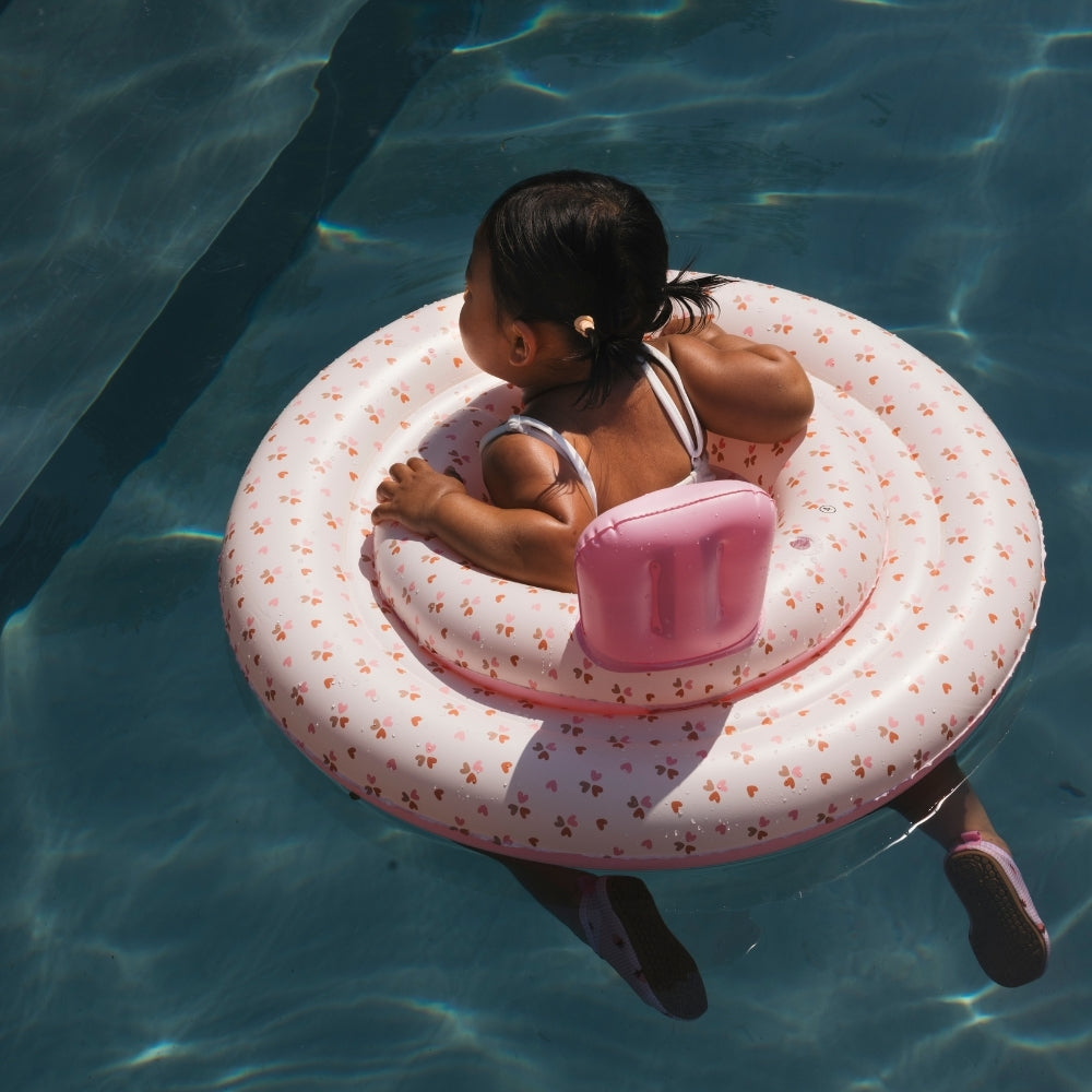 Baby Float - Roze - Cozy Hearts - 0/1 Jaar