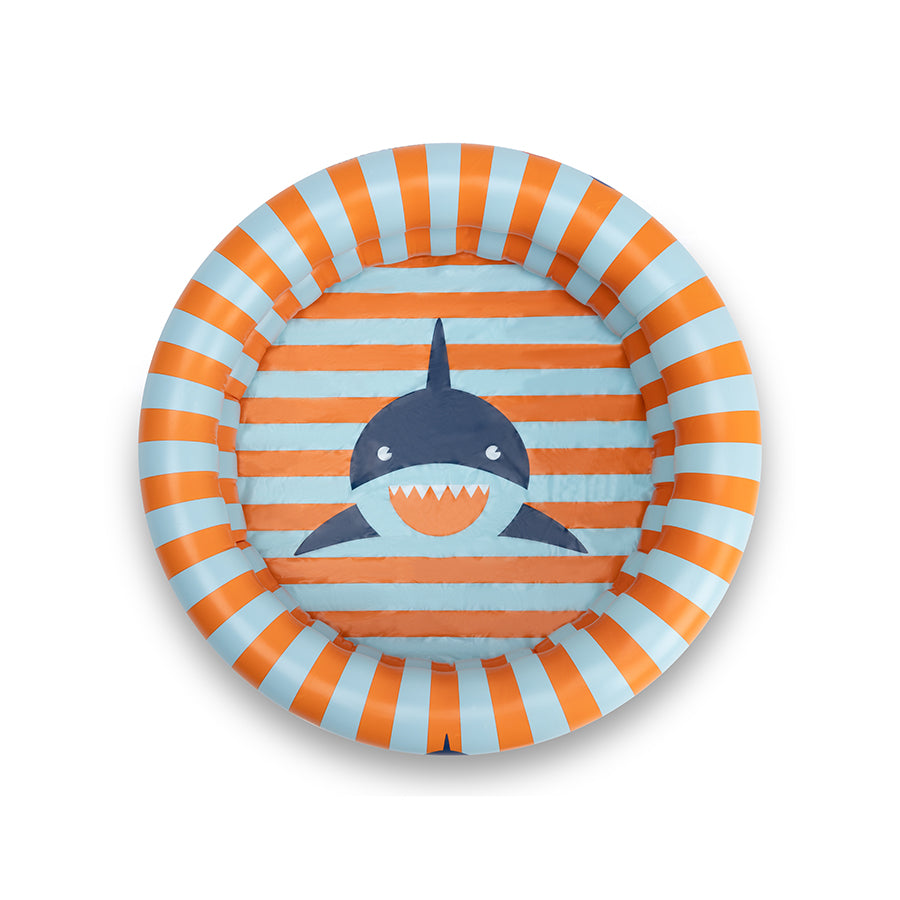 Baby Zwembad - Oranje/Blauw - Tropic Shark - Ø 60 cm