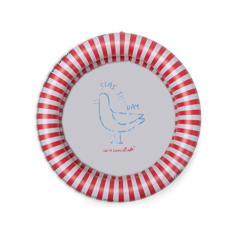 Baby Zwembad - Rood - Seas The Day - Ø 60 Cm