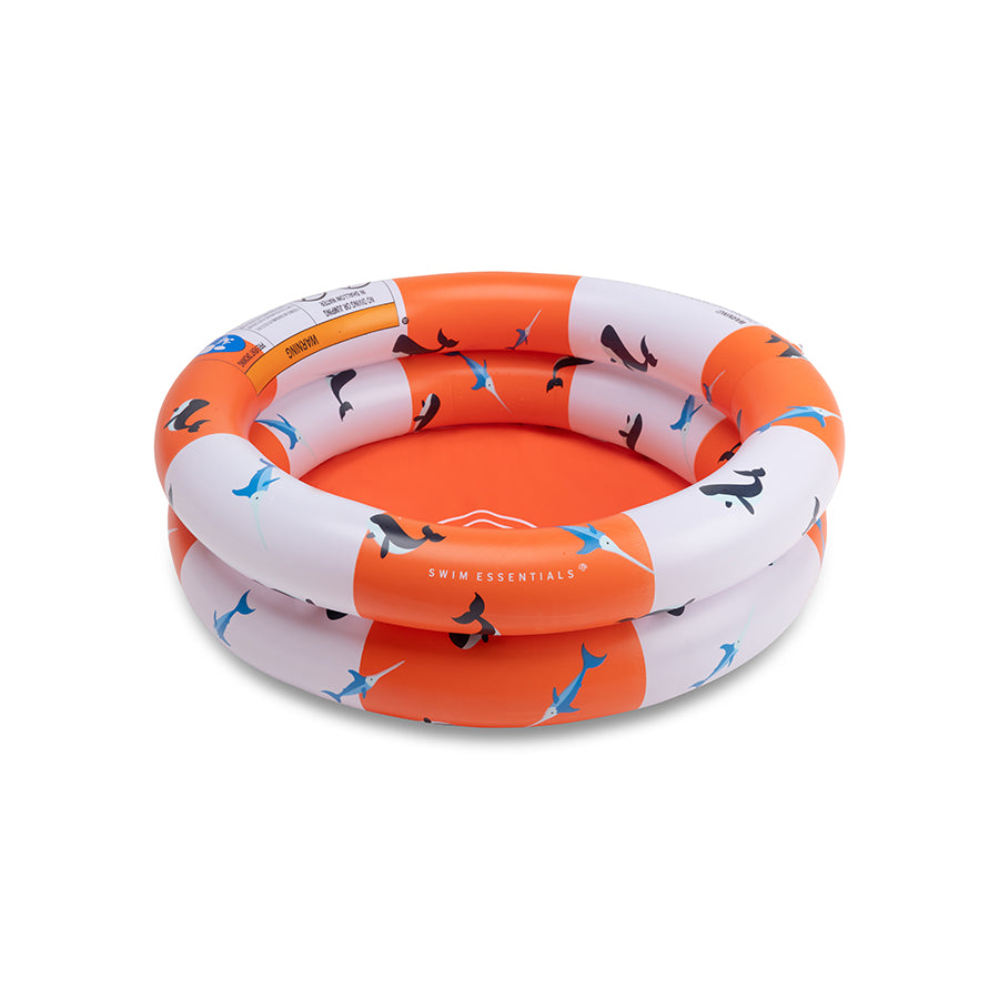 Baby Zwembad - Rood/Wit - Ocean Stripes - Ø 60 cm