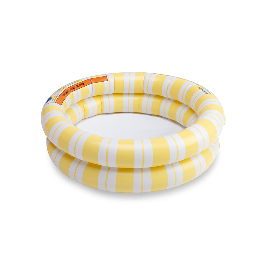 Baby Zwembad - Geel/Wit - Striped Bliss - Ø 60 cm