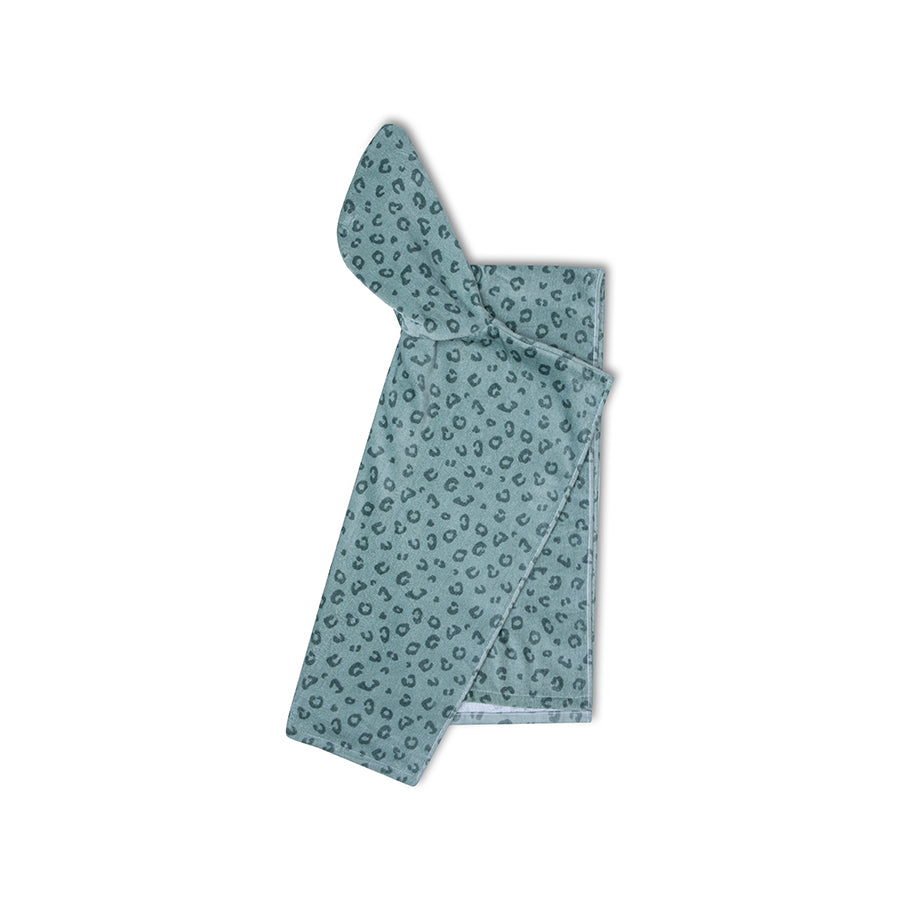 Strandponcho - Groen - Leopard - 65 x 65 cm