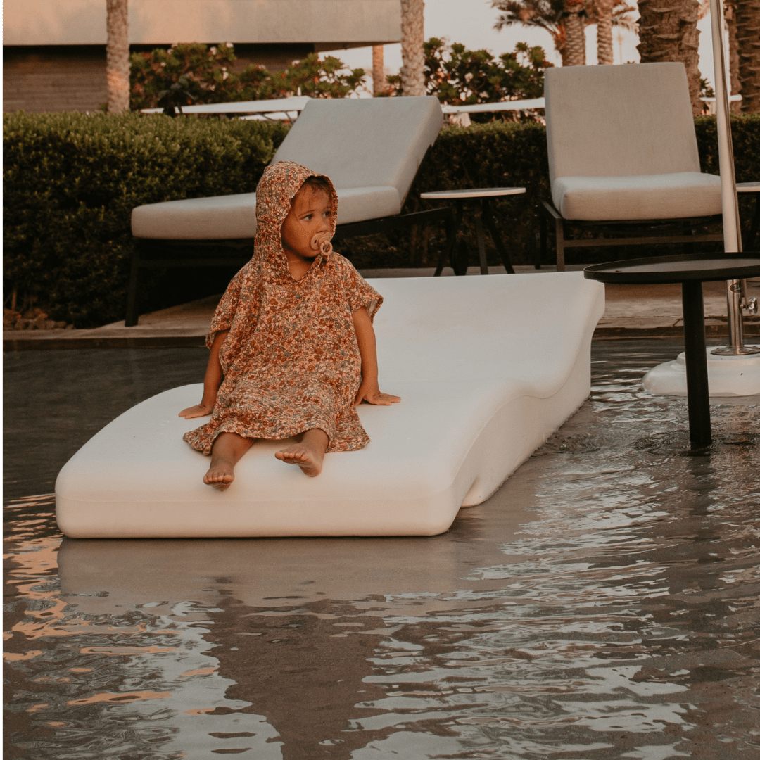 Strandponcho - Meerkleurig - Blossom - 50 x 50 cm