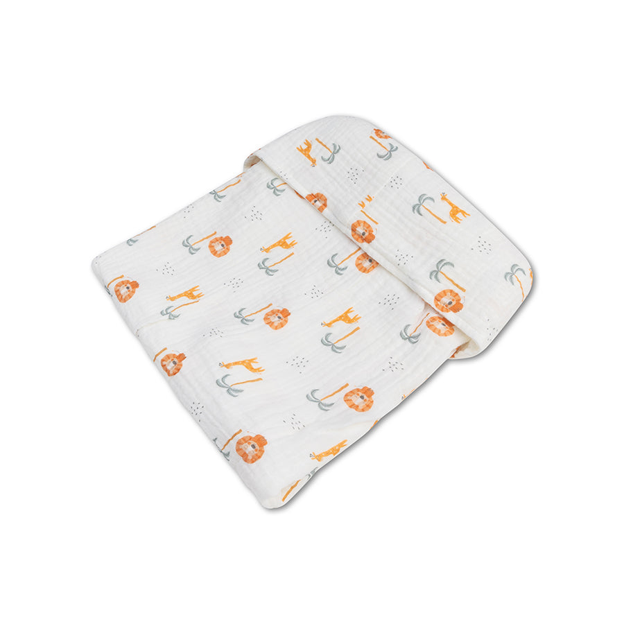 Strandponcho - Meerkleurig - Jungle - 50 x 50 cm