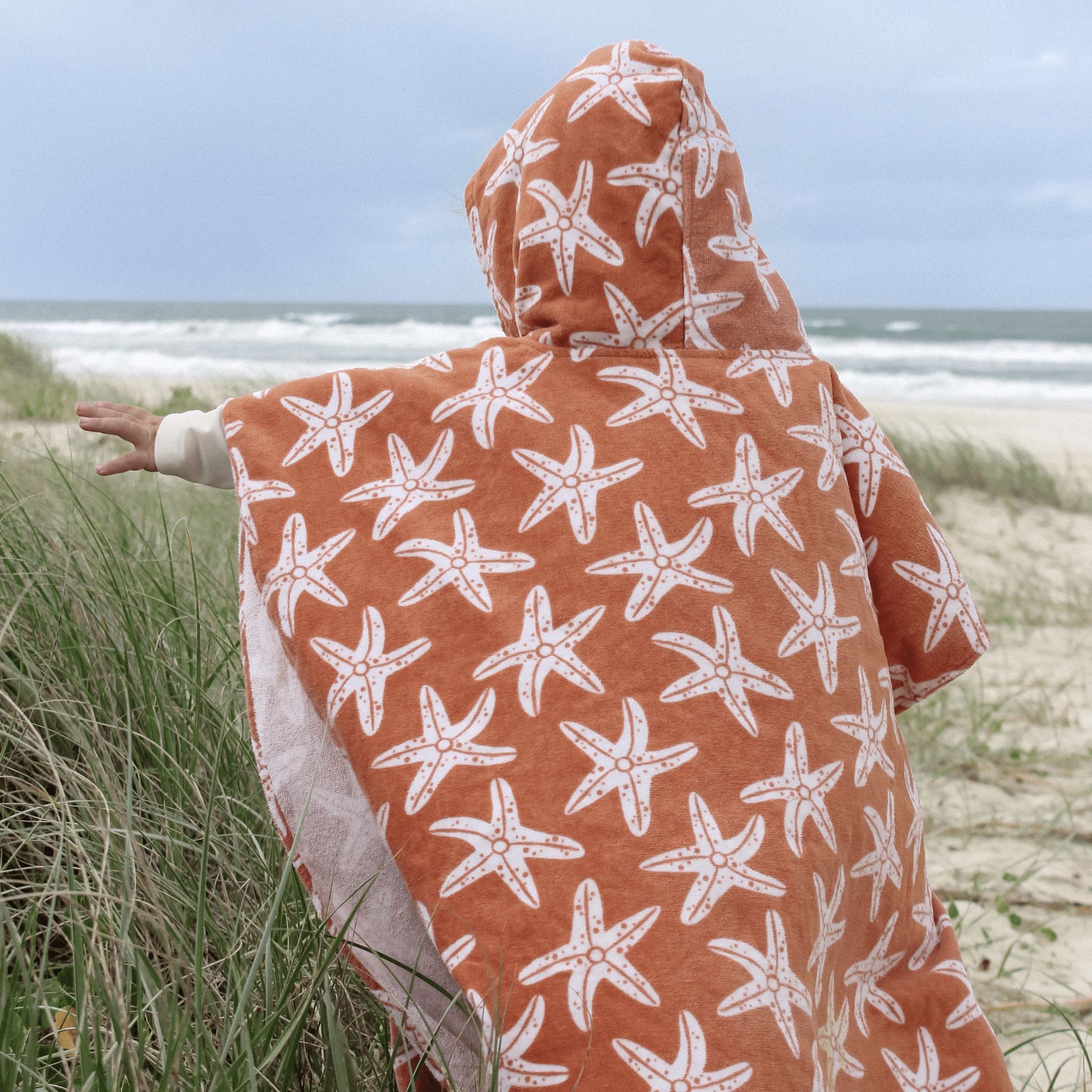 Strandponcho - Oranje - Seastar