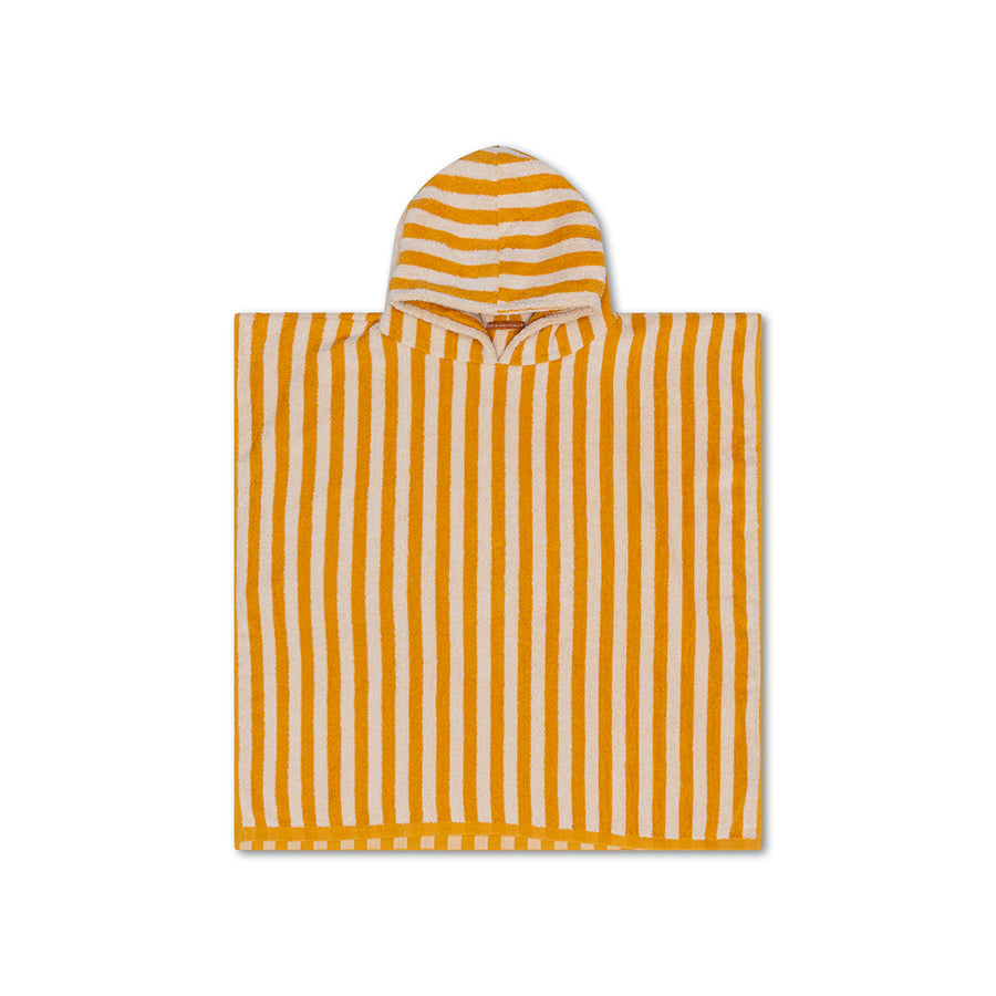 Strandponcho - Geel/Wit - Flow - 65 x 65 cm