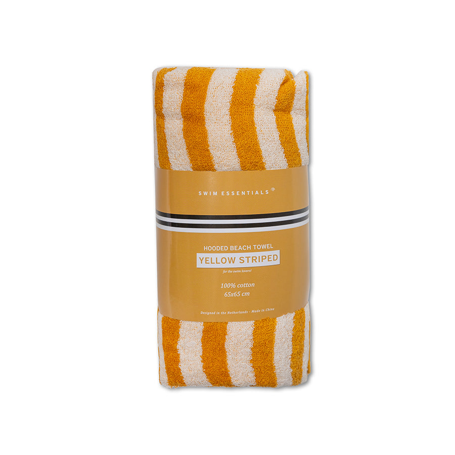 Strandponcho - Geel/Wit - Flow - 65 x 65 cm