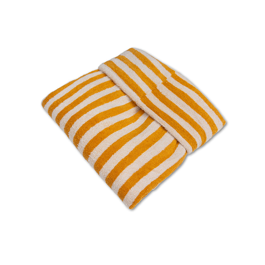 Strandponcho - Geel/Wit - Flow - 65 x 65 cm