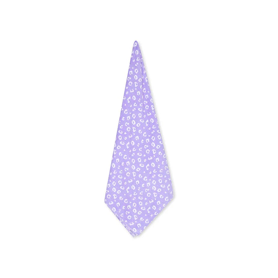 Strandlaken Katoen - Lila - Leopard - 135 x 65 cm