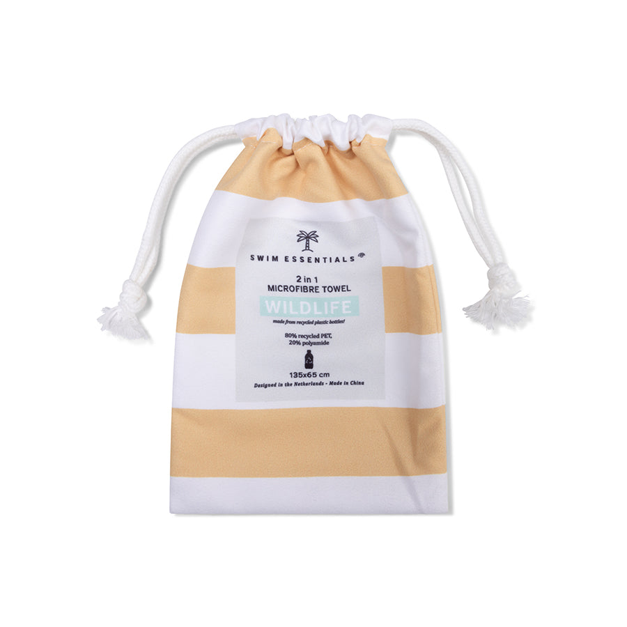 Strandlaken Microvezel - Meerkleurig - Wild Life - 135 x 65 cm