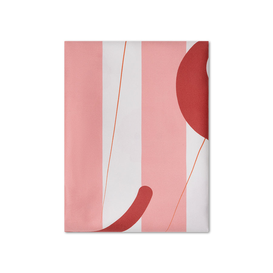 Strandlaken Microvezel - Paars - Shell tastic - 140 cm