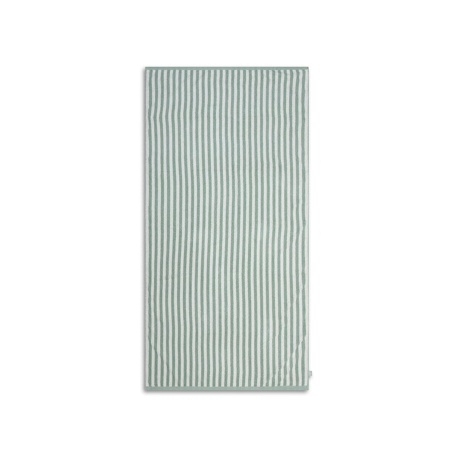 Strandlaken Katoen - Groen - Resort Stripe - 135 x 65 cm