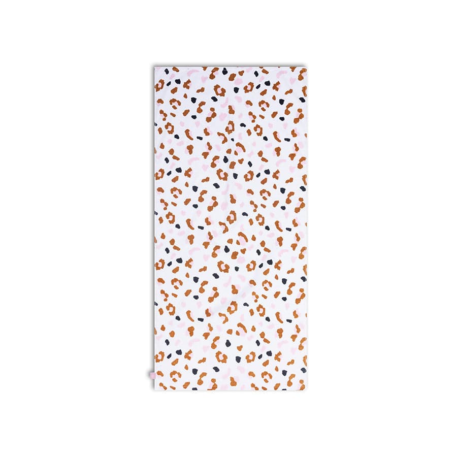 Strandlaken Katoen - Kaki - Leopard - 135 x 65 cm