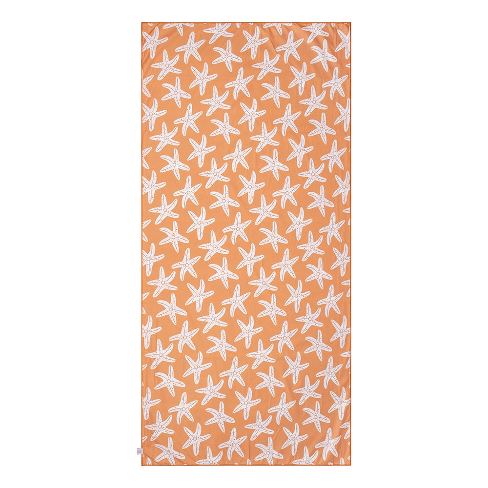Strandlaken Microvezel - Oranje - Seastar 135 x 65 cm