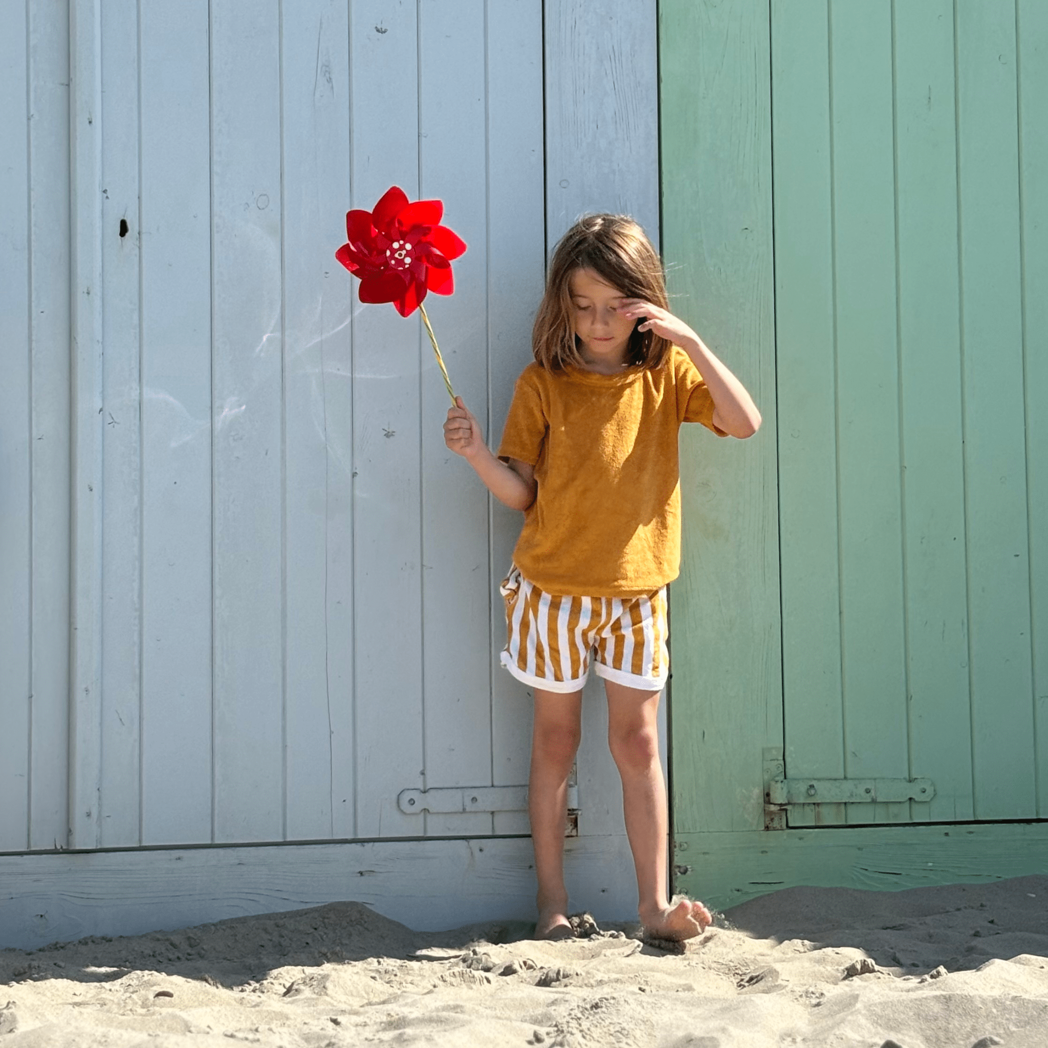 Jongens Zwemkleding - Terry - Geel/Wit - Flow