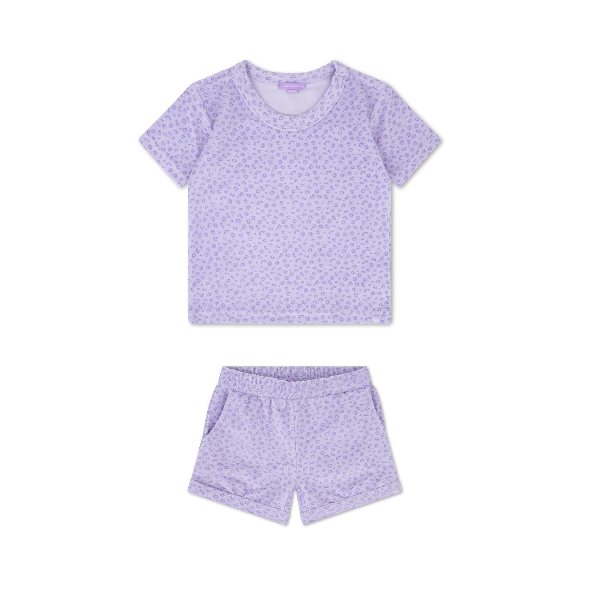 Strandset Meisjes - Terry - Lila - Leopard