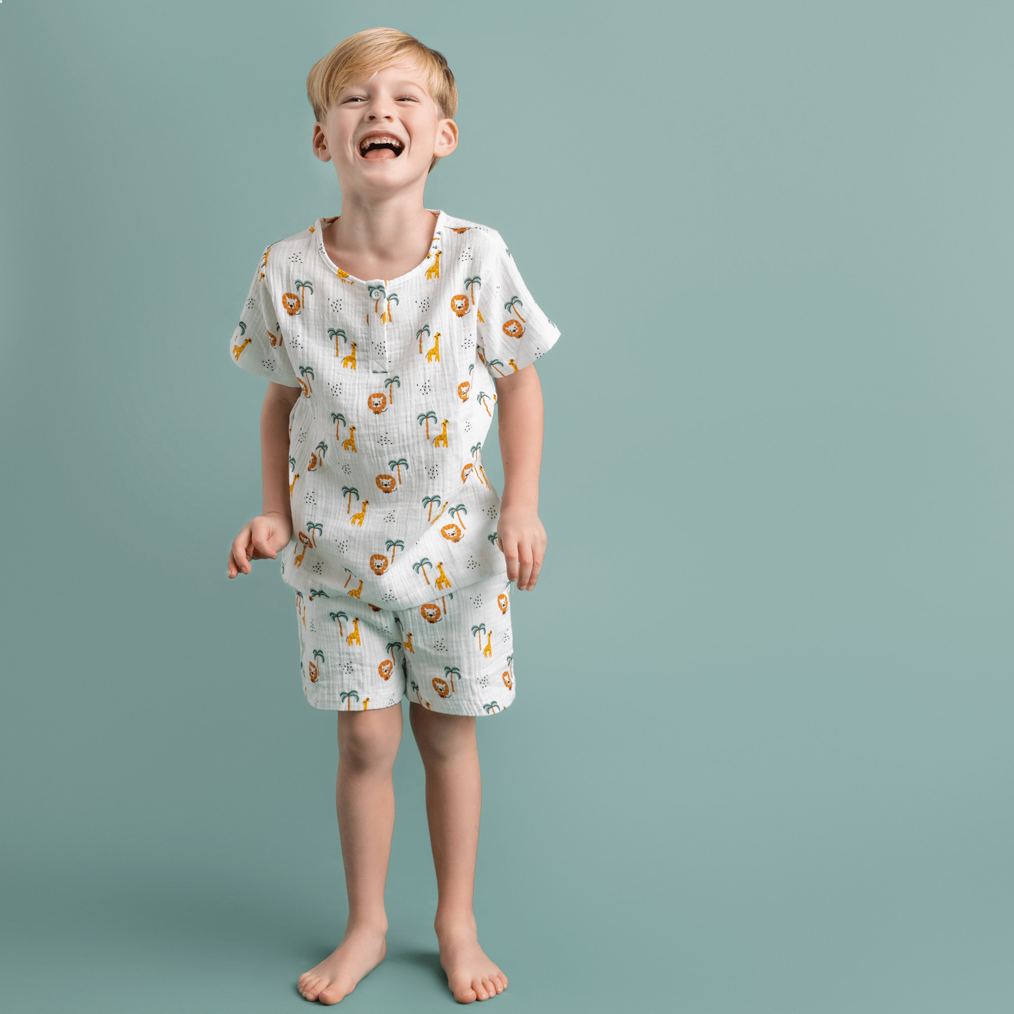 Jongens Zwemkleding - Muslin - Meerkleurig - Jungle