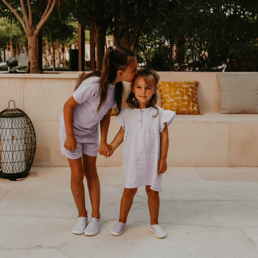 Strandset Meisjes - Terry - Lila - Leopard