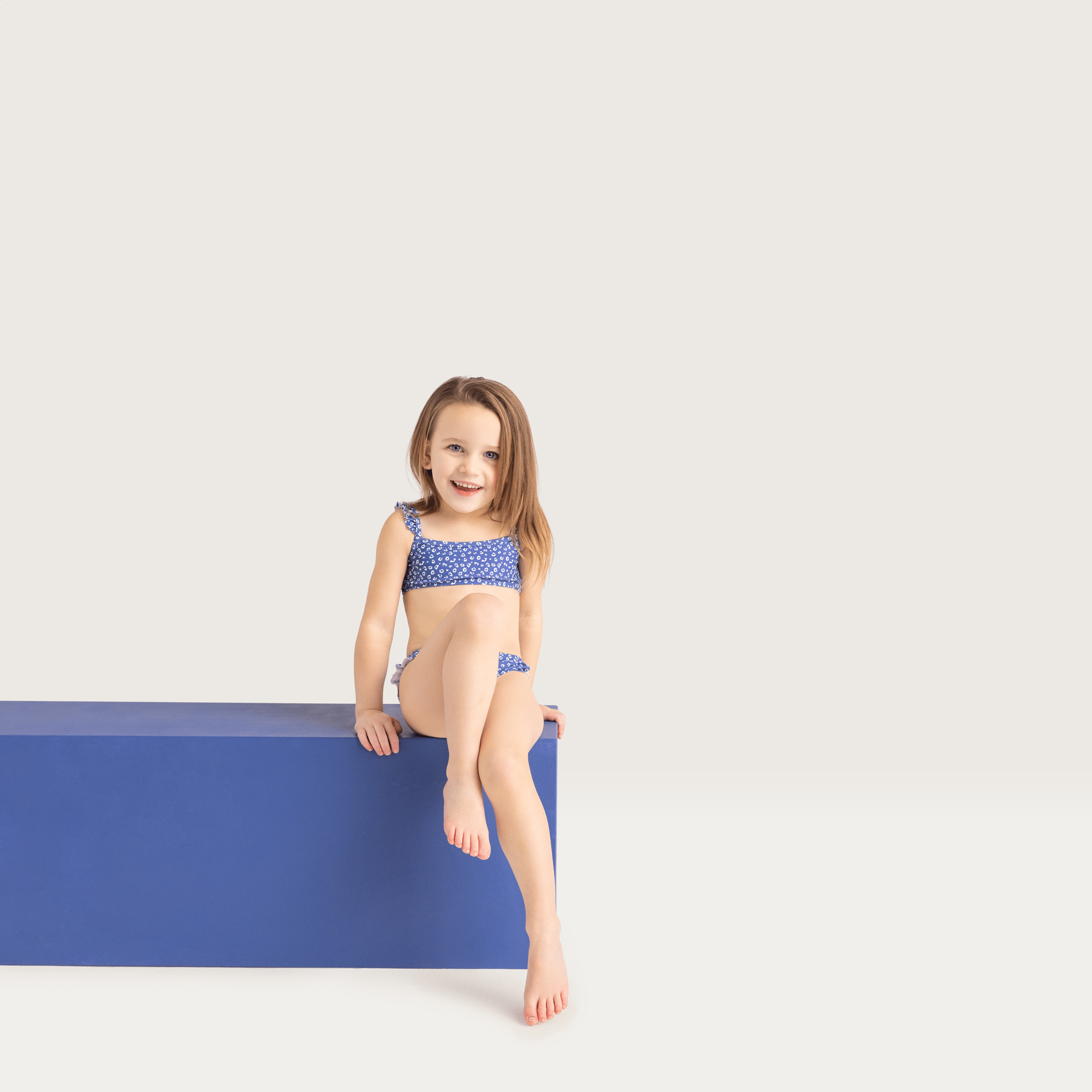 Bikini - Blauw - Leopard