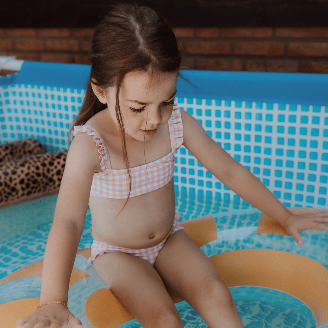 Bikini - Oranje - Sunset Grid