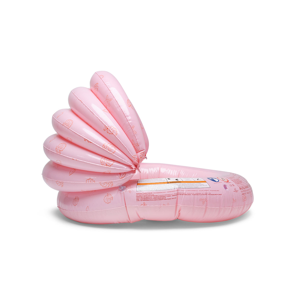 Kinderzwembad - Roze - Sea Pearl - Ø 100 cm Met Luifel