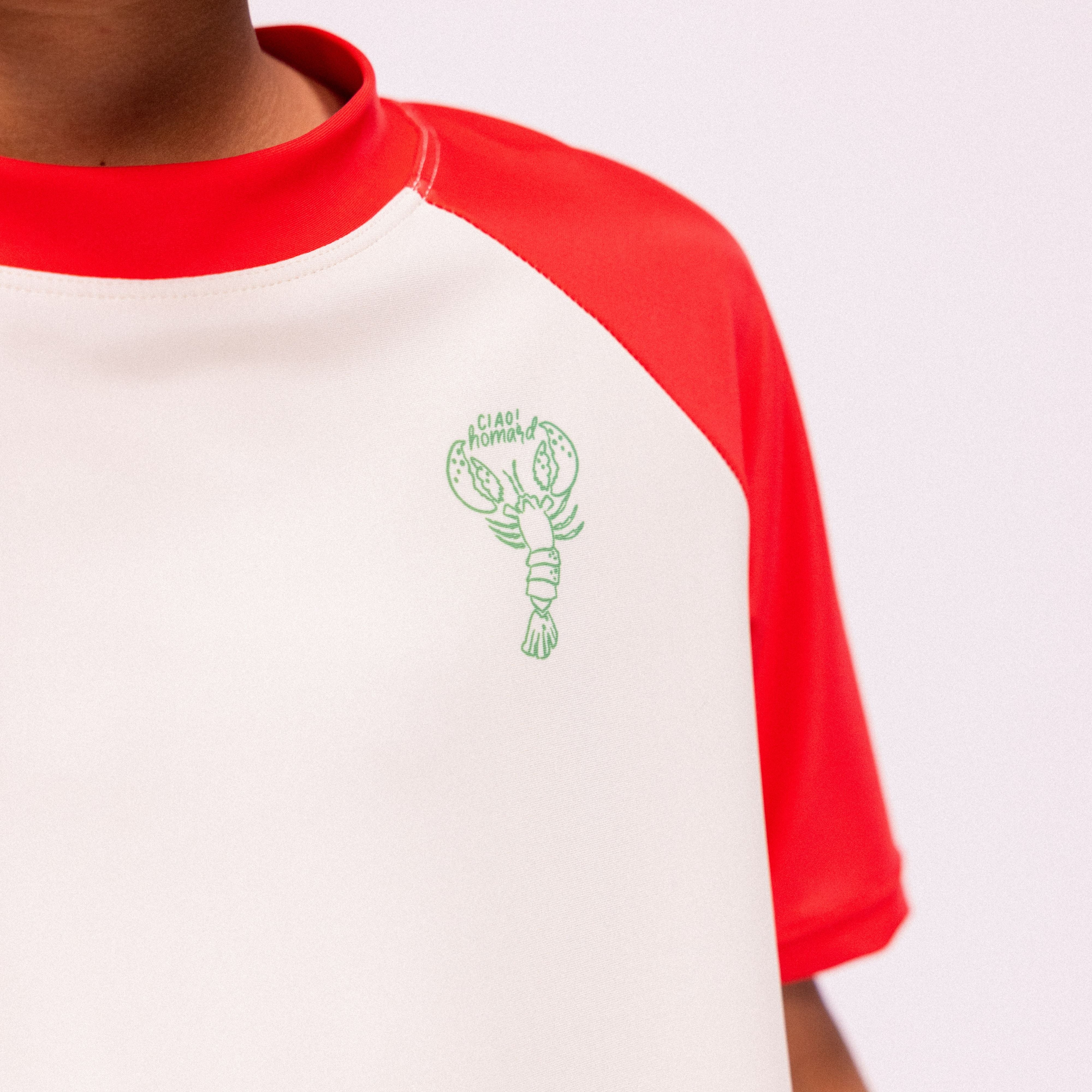 Zwemshirt Met Korte Mouwen - Rood - Catch Of The Day