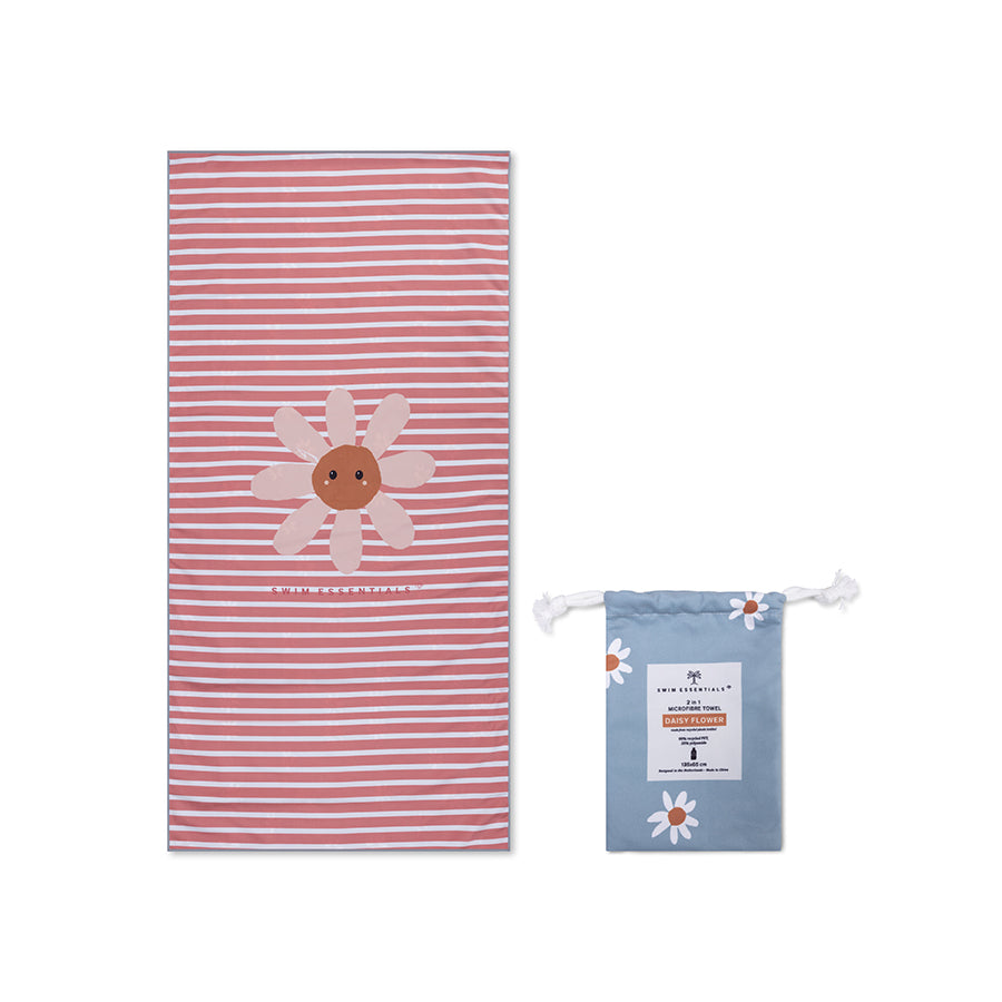 Meerkleurige-daisy-flower-microvezel-handdoek-135-65-cm-1