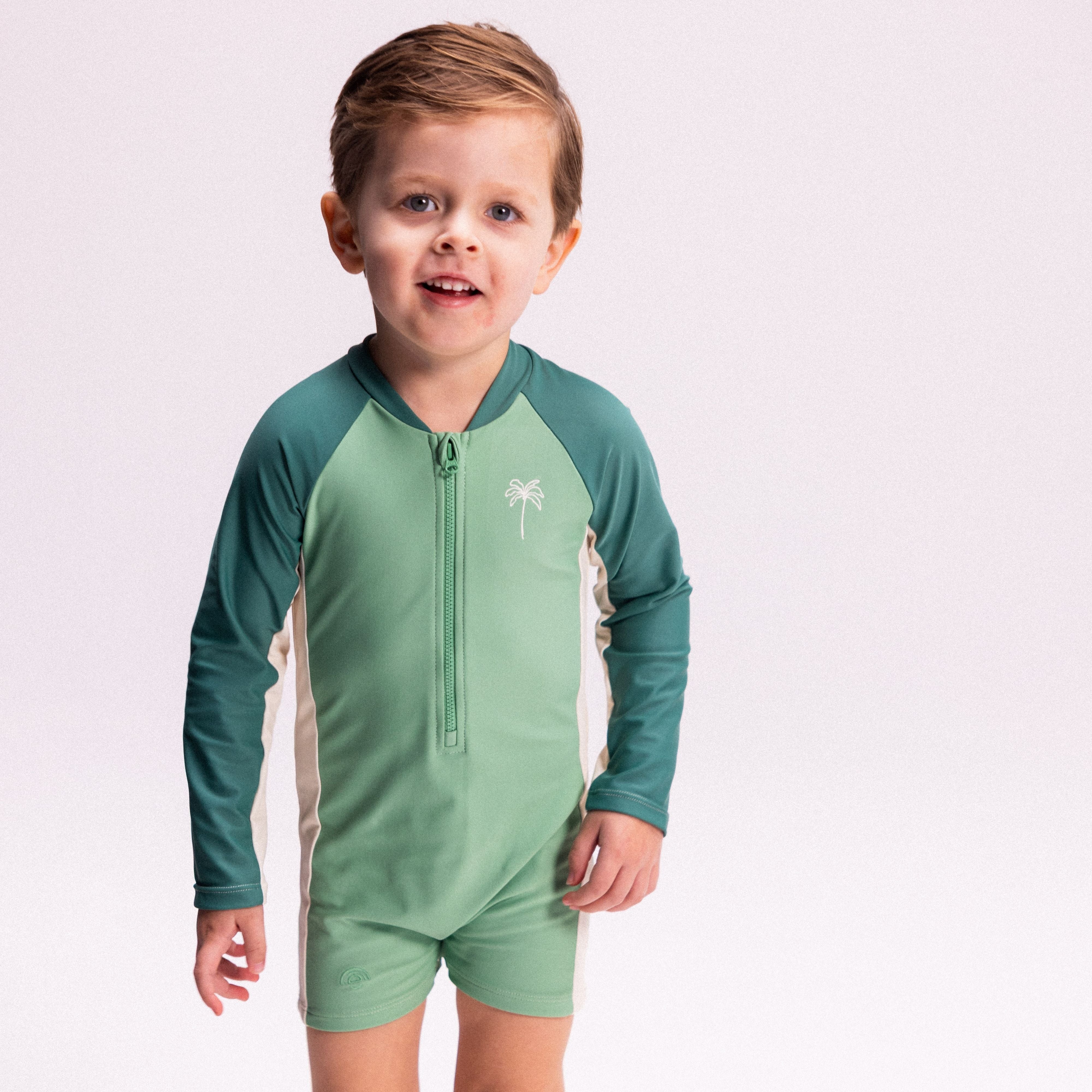 UV Zwempak Jongens - Groen - Feeling Beachy