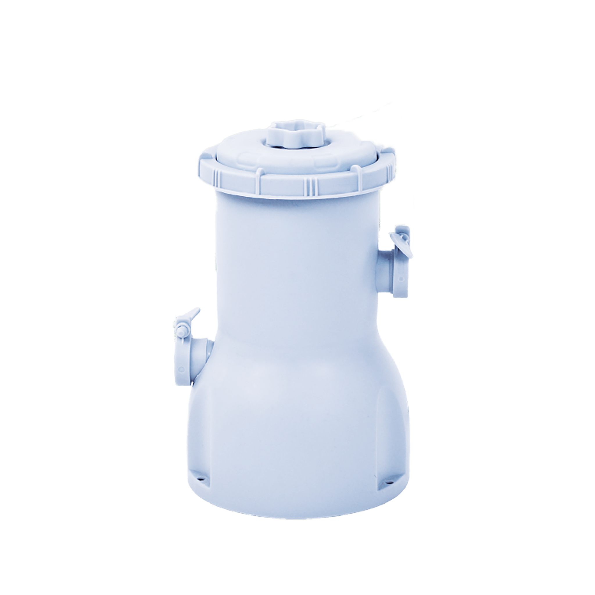 Opzetzwembad - Donkerblauw/Wit - Elegance - Met Filterpomp en Trap - 400 x 200 x 100 cm