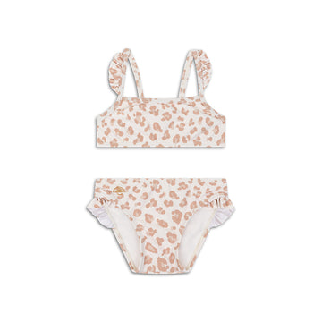 Leopard | Beige Meisjes UV Bikini