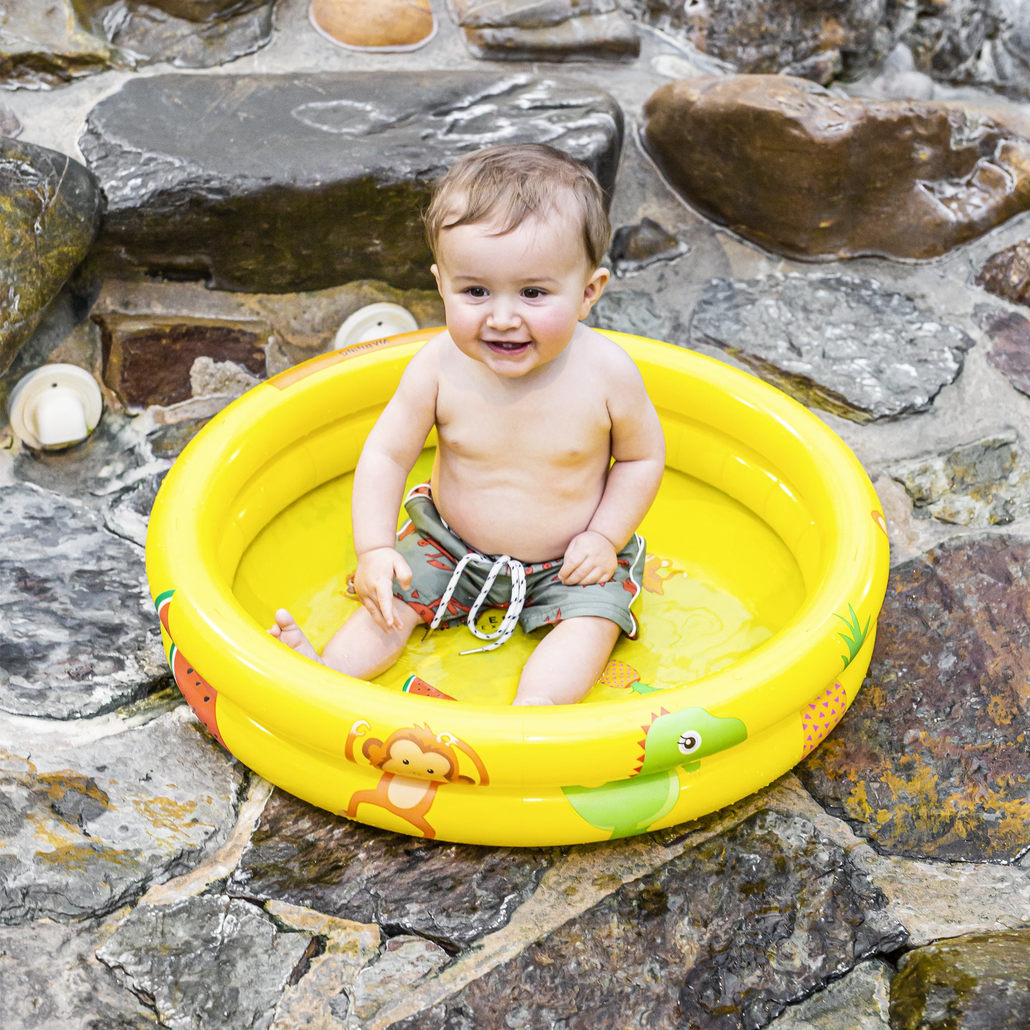 Baby Zwembad - Geel - Golden Safari - Ø 60 cm
