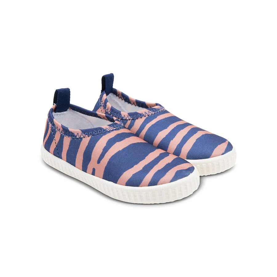 Kinder Waterschoenen - Blauw/Oranje - Vibrant Stripes