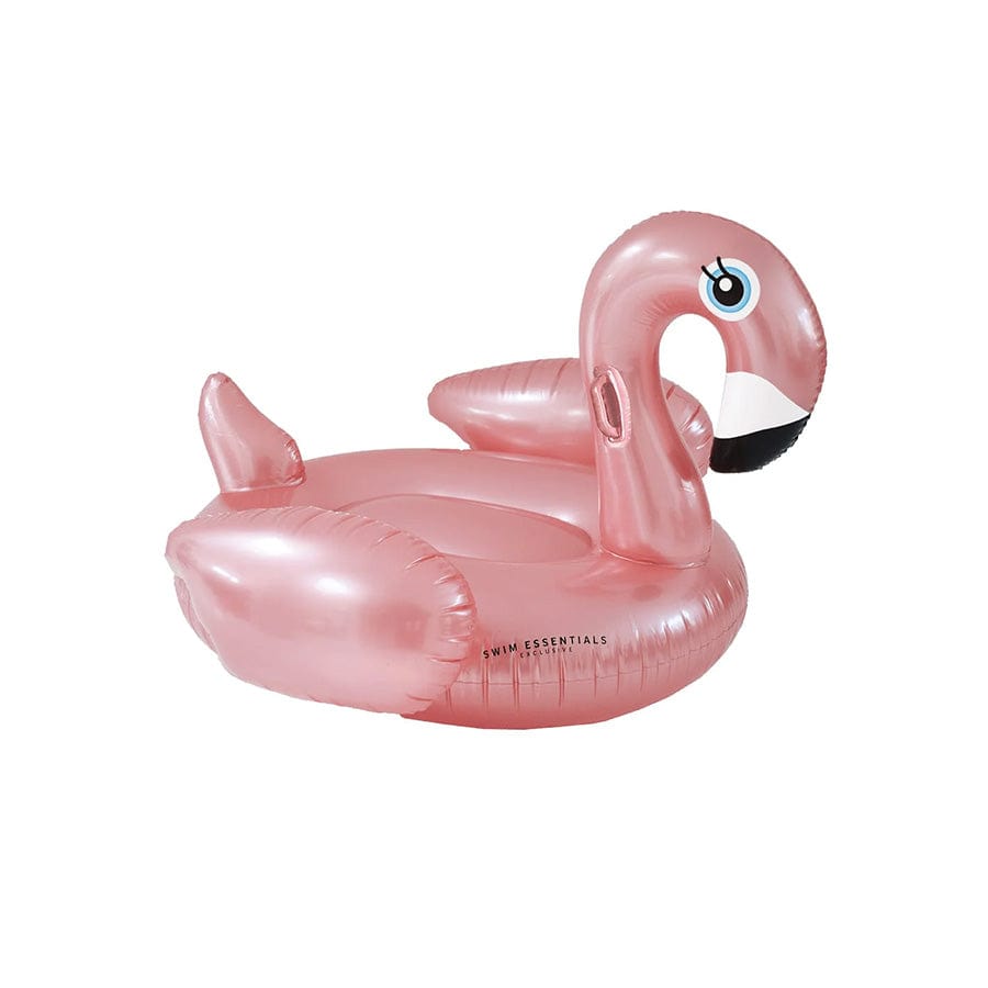Opblaasbare Flamingo XXL - Roze/Goud - Dreamscape