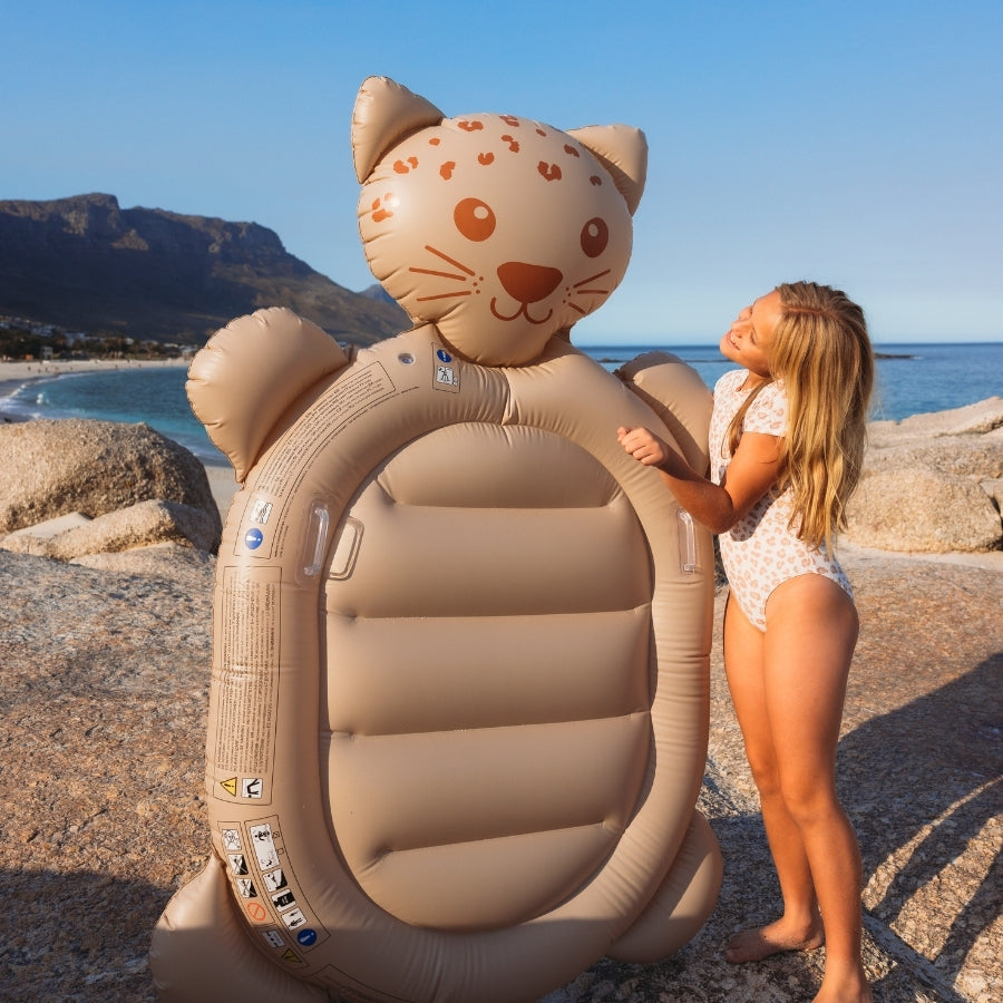 Luchtbed Zwembad Leopard - Bruin - Dreamscape