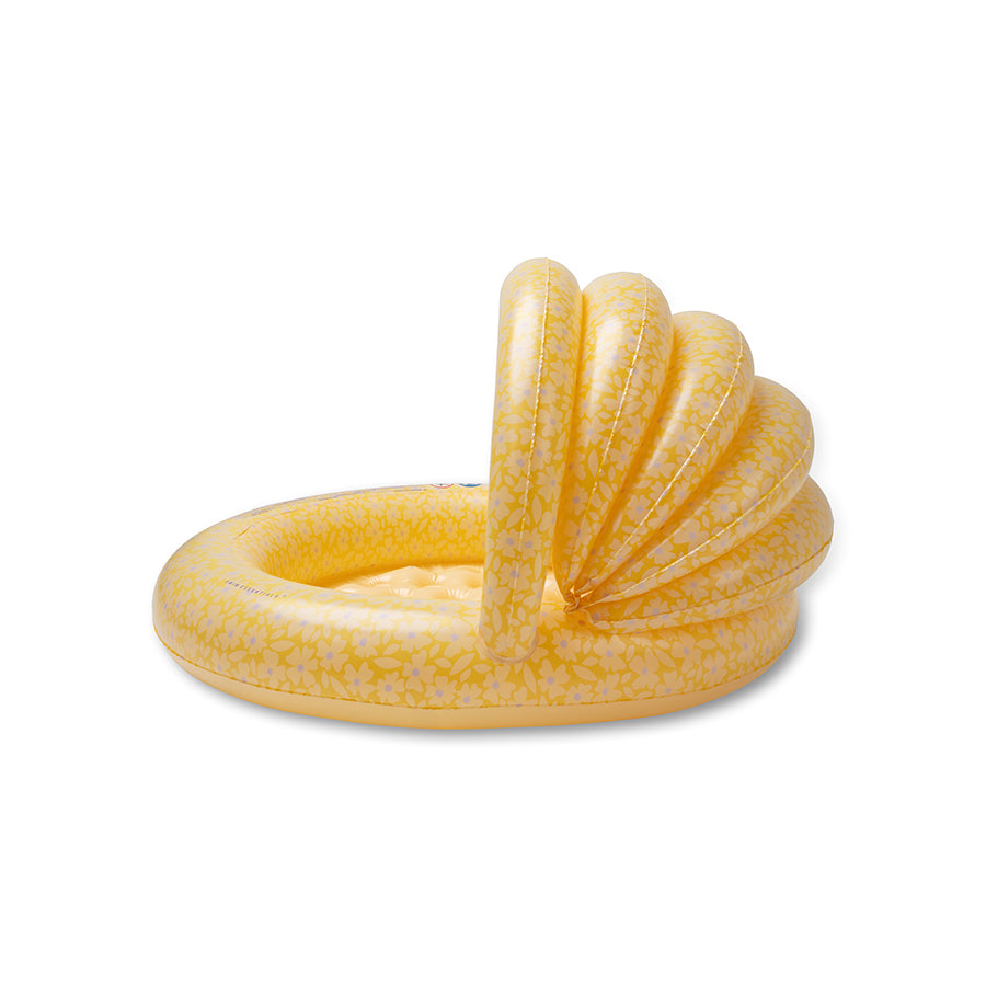 Kinderzwembad - Geel - Florish - Ø 100 cm met Zonnescherm