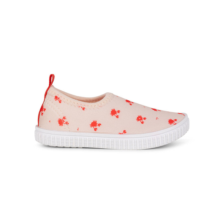 Kinder Waterschoenen - Beige/Rood - Crabby