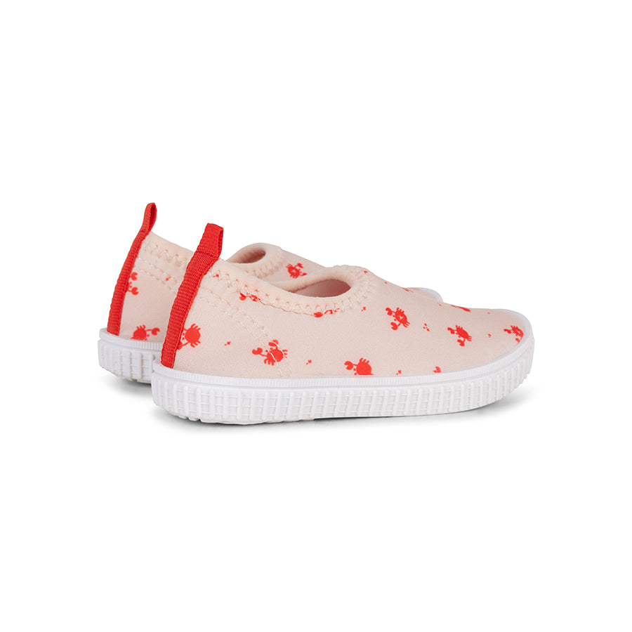 Kinder Waterschoenen - Beige/Rood - Crabby