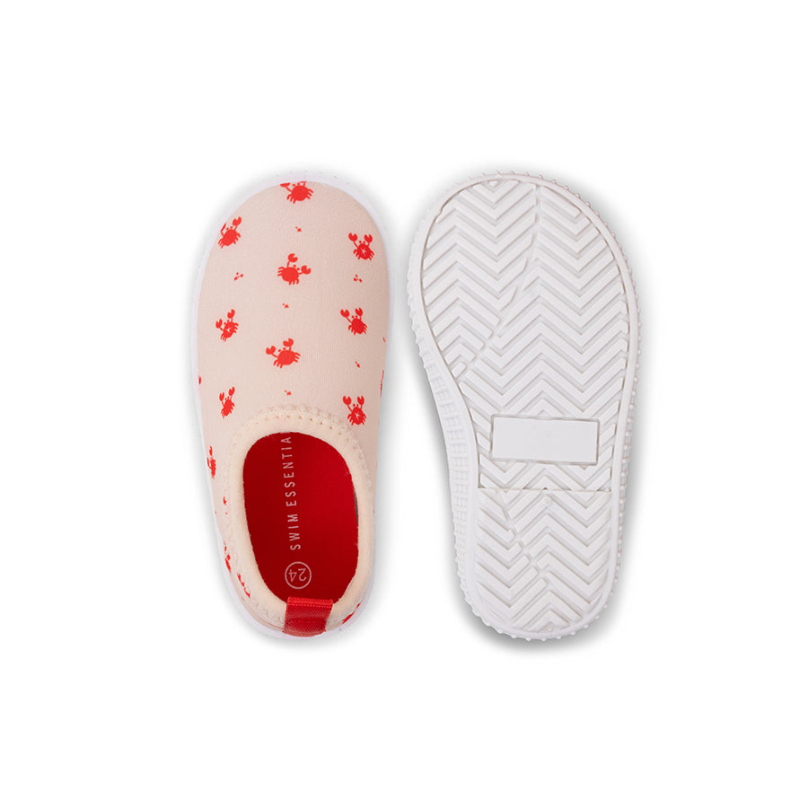 Kinder Waterschoenen - Beige/Rood - Crabby
