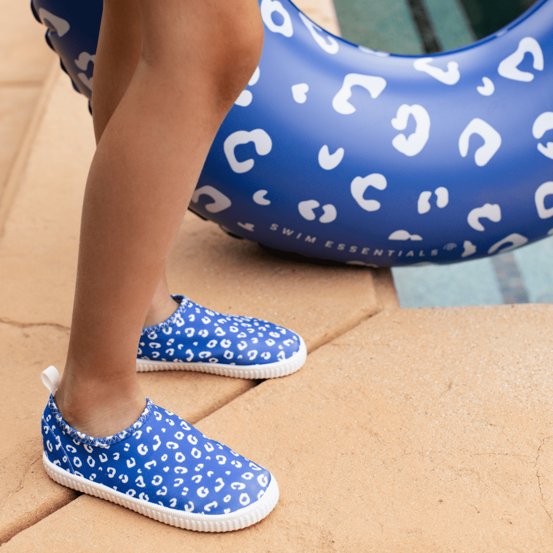 Kinder Waterschoenen - Blauw - Leopard