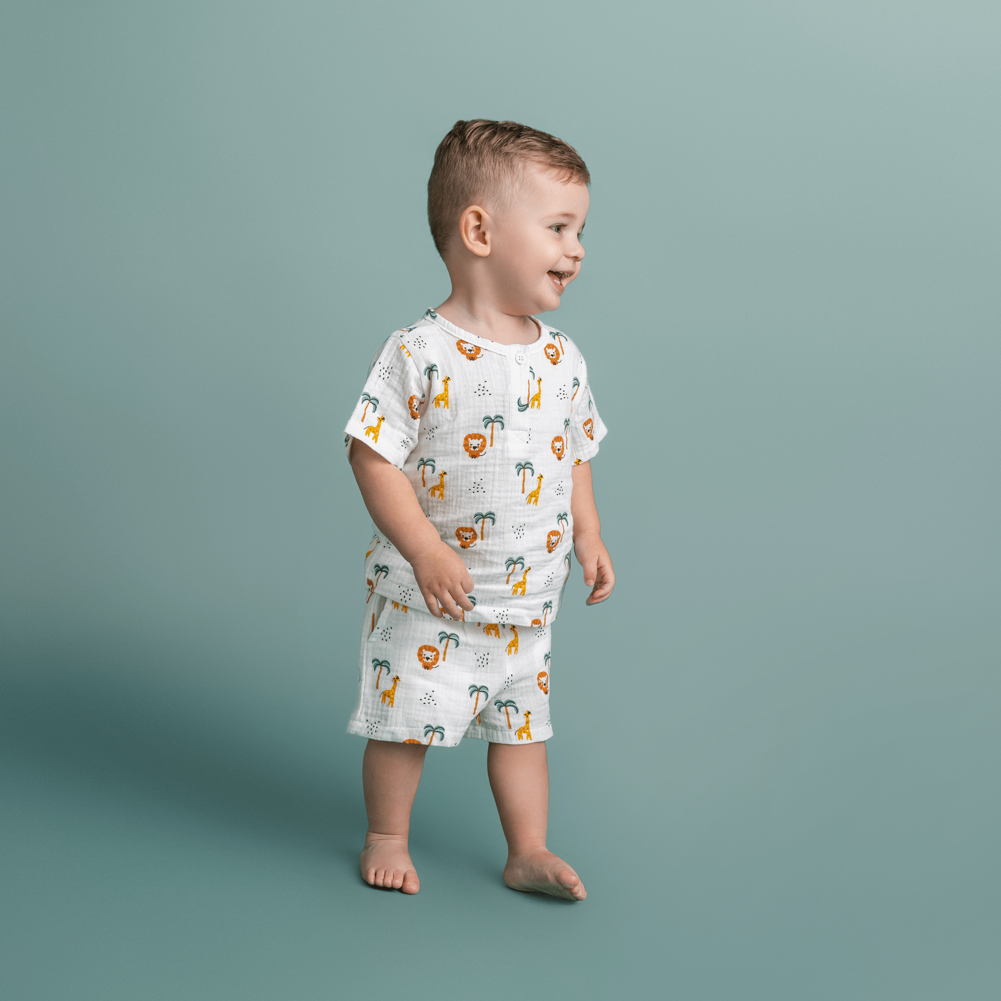 Jongens Zwemkleding - Muslin - Meerkleurig - Jungle