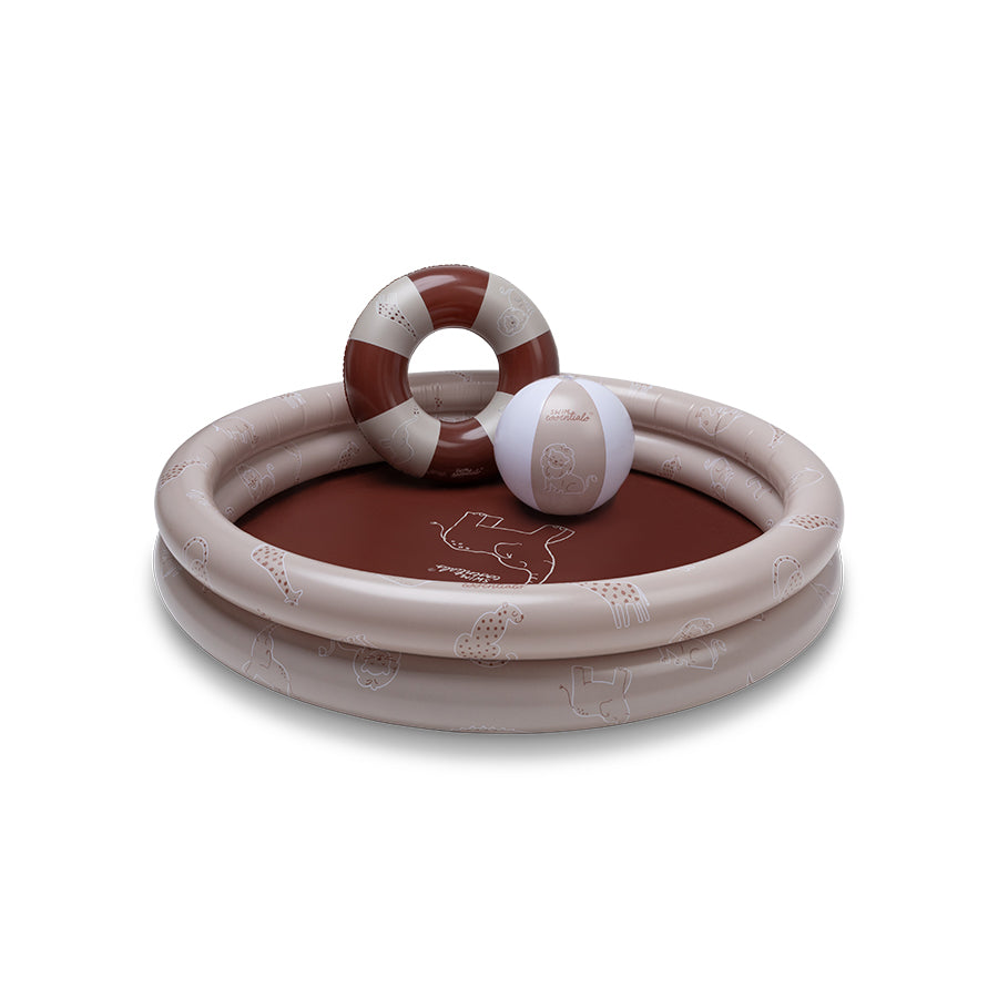 Speelzwembad Set - Beige - Wild Life
